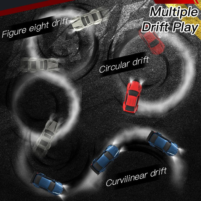 1/64 Mini RC Car – 2.4G 4WD High Speed Drift Remote Control GTR Racing Model SF