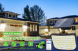 Solar Security Light – 3-Head Motion Sensor with Super Bright 348 LEDs - Samanta Factory