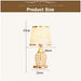 Crystal Table Lamp – Elegant Bedside Light with Polished Chrome Finish - Samanta Factory