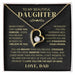Heart Knot Pendant Necklace – Sparkling Zircon Gift for Daughters SF