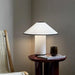 COLETTE Table Lamp – Japanese Wabi-Sabi White Mushroom Design - Samanta Factory