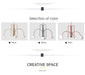 Modern LED Chandelier – Frosted Glass Pendant Light for Elegant Interiors - Samanta Factory