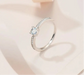 Moissanite Bridal Ring Set – D Color VVS1 Diamond-Tested Shine SF