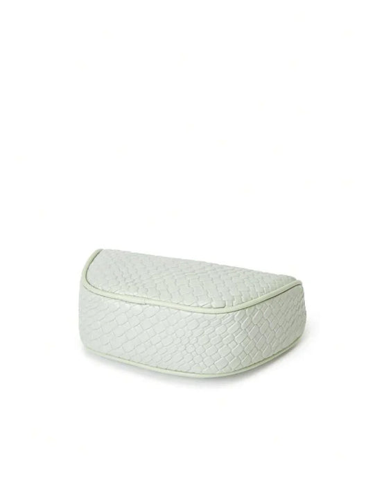 Women's Half Moon Straw Bag – Woven Bucket Crossbody Shoulder Bag for Summer Beach SF