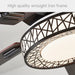 Smart Ceiling Fan with Light – Remote-Controlled Retractable Blades & Dimmable LED - Samanta Factory