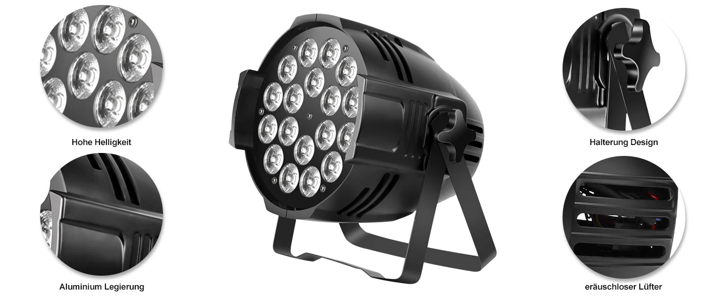 DMX Stage Light – High-Power RGBW LED for Professional Events - Samanta Factory