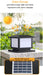 Solar LED Wall Light – Waterproof 4-Color Emergency Outdoor Lamp - Samanta Factory