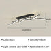 LED Ceiling Light – Simple Line Design for Modern Kitchens, Bedrooms, and Dining Areas - Samanta Factory