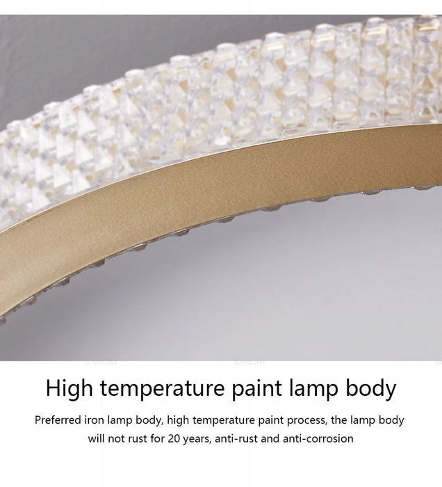 Luxury LED Ceiling Light – Modern Surface-Mounted Fixture for Living Spaces - Samanta Factory
