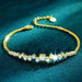 Moissanite Bracelet – Adjustable 925 Sterling Silver Design SF