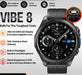 AMOLED voice calling smartwatch with stainless steel case and health tracking features
