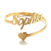 Custom Name Heart Ring – Personalized Ring for Women SF