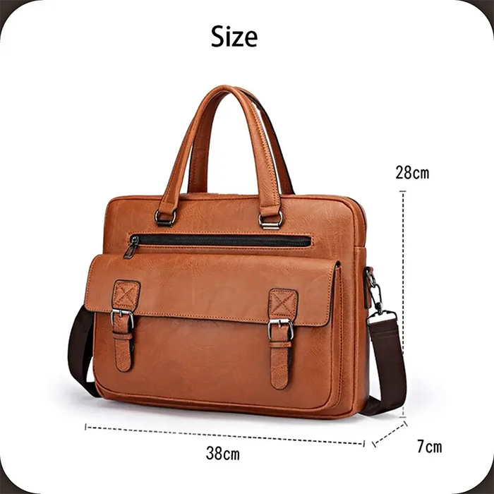 Business Laptop Briefcase – Lightweight 14-Inch Office Messenger Bag SF
