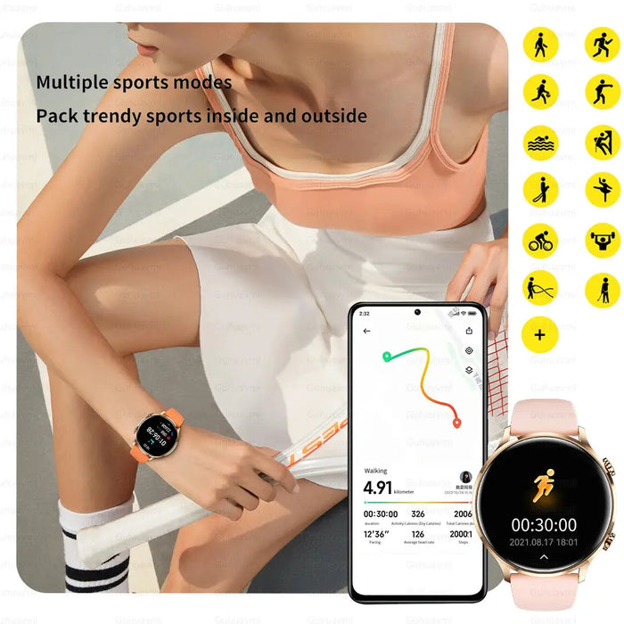 Bluetooth Calling Smartwatch – Fitness & Health Tracking SF