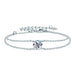 925 Sterling Silver Moissanite Bracelet – 1ct D-Color VVS1 SF