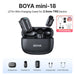 BOYA Mini Wireless Microphone – 2.4GHz Lavalier Mic with Charging Case for iPhone & Android - Samanta Factory