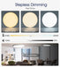 MARPOU Big Size Smart ceiling lamp led lamp for bedroom 80W ceiling lights with Remote control Dimmable led lights for room - Samanta Factory