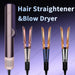 2-in-1 Hair Straightener and Dryer – Fast Heat Styling Tool with Negative Ions