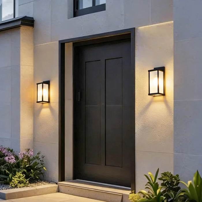 Vintage Outdoor LED Wall Light IP65 – Waterproof Aluminum Garden Porch Sconce SF