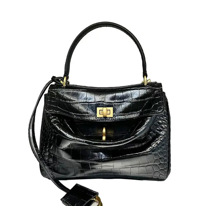 Urban Crossbody Bag - Lock Buckle Minimalist Design SF