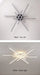 LED Ceiling Light – Modern 4-Bulb Aluminum Fixture for Living Spaces - Samanta Factory