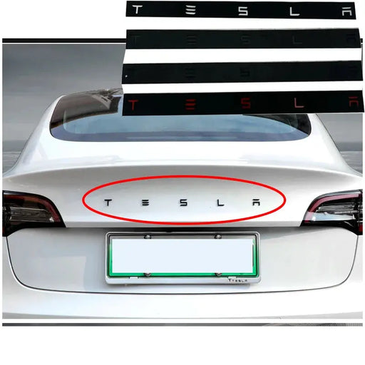  Tesla Model 3/Y 20mm metal emblem letters – premium car exterior badges