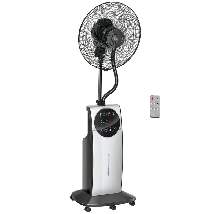 Misting Fan with Mosquito Repellent – 3.1L Tank Standing Floor Fan with Remote Control SF