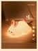 Cute Rabbit Night Light Silicone Lamp – Touch Sensor Soft LED Kids Sleep Light SF
