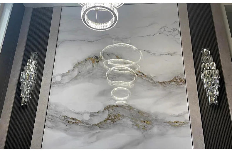 Crystal Wall Lamp – Modern Gold LED Lighting for Dining & Bedroom - Samanta Factory