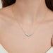 Moissanite Pendant Necklace – D Color VVS1 Sparkle in 925 Sterling Silver SF