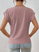 V-Neck Blouse - Casual Elegance for Office & Summer Days - Samanta Factory