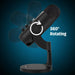 USB Condenser Microphone Kit – Cardioid with DSP Noise Cancellation & Plug-and-Play Setup SF