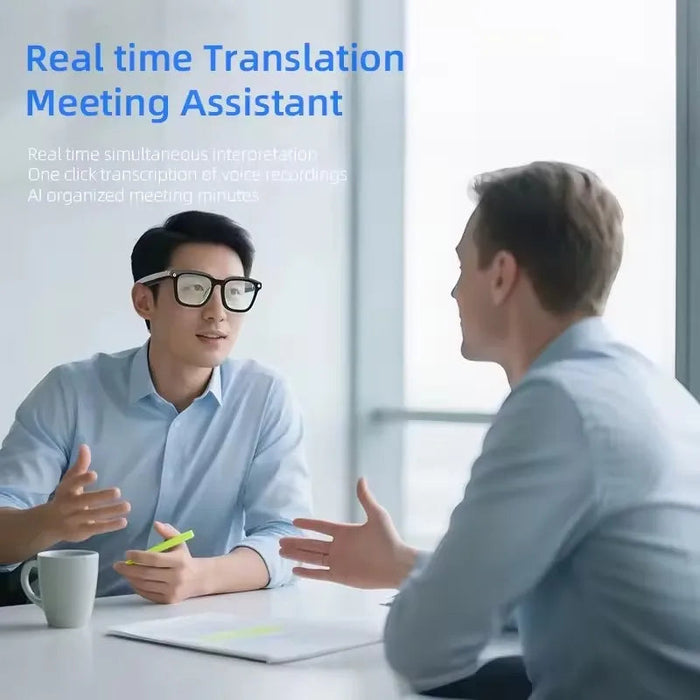AI Smart Glasses with 4K Camera & Translation – Bluetooth Calling Music Sunglasses SF
