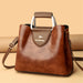 Women’s Leather Tote Bag – Luxury Designer Shoulder & Crossbody Handbag - Samanta Factory