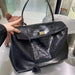 Denim Shoulder Bag - Soft Casual Tote Design SF