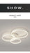 LED Ceiling Light – Art Deco Aluminum Design with Dimmable LED Bulbs - Samanta Factory