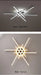 LED Ceiling Light – Modern 4-Bulb Aluminum Fixture for Living Spaces - Samanta Factory