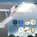 Aluminum 8000mah High Power Solar Light Outdoor Solar Street Light Waterproof Street Light For Garage Garden Terrace wall lamp - Samanta Factory