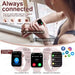 ECG Health Smartwatch – AMOLED Display & AI Voice Calling SF