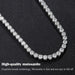 Moissanite Tennis Necklace – GRA Certified S925 Silver Sparkle SF