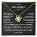 Heart Knot Pendant Necklace – Sparkling Zircon Gift for Daughters SF