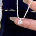 1CT Moissanite Diamond Pendant Necklace – 925 Sterling Silver Luxury Women’s Jewelry SF