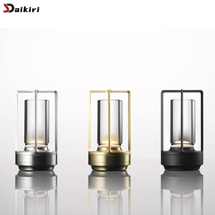 Modern Touch-Control Table Lamp – Dimmable LED Light with Warm & Cool Settings - Samanta Factory