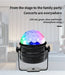Portable RGB Stage Light with 7 Modes, Remote Control & Music-Sync Effects - Samanta Factory