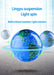 Floating Moon Globe Lamp – O-Type Magnetic Frame with LED Night Light - Samanta Factory
