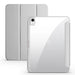iPad Case with Pen Holder – Trifold PU Leather & Clear Acrylic Hard Back Stand Cover SF