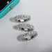 Moissanite Wedding Band Ring – 1.5CT D-Color VVS1 4mm Eternity Band in 925 Silver SF