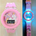 Kids Cartoon Digital Watch – Waterproof LED Unicorn and Mickey Mouse Design