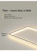 Modern Ultra-Thin LED Ceiling Light – Remote Control, Dimmable, Energy-Saving Lighting Fixture - Samanta Factory
