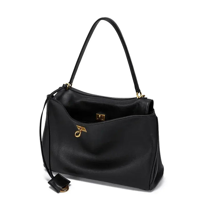 Leather Satchel Bag – Soft Casual Crossbody Style SF